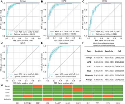 Miniaturized microfluidic-based nucleic acid analyzer to identify new biomarkers of biopsy lung cancer samples for subtyping